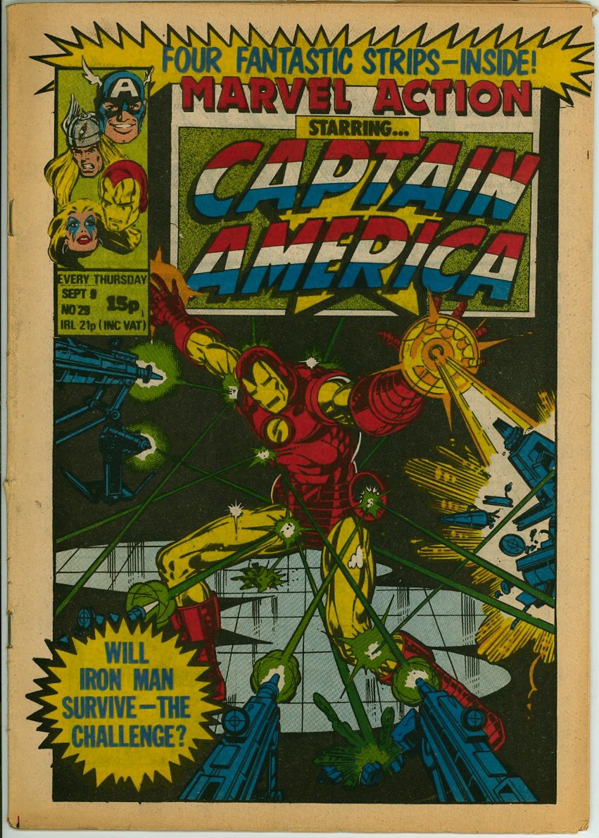 Marvel Action starring Captain America 29 (VG 4.0)