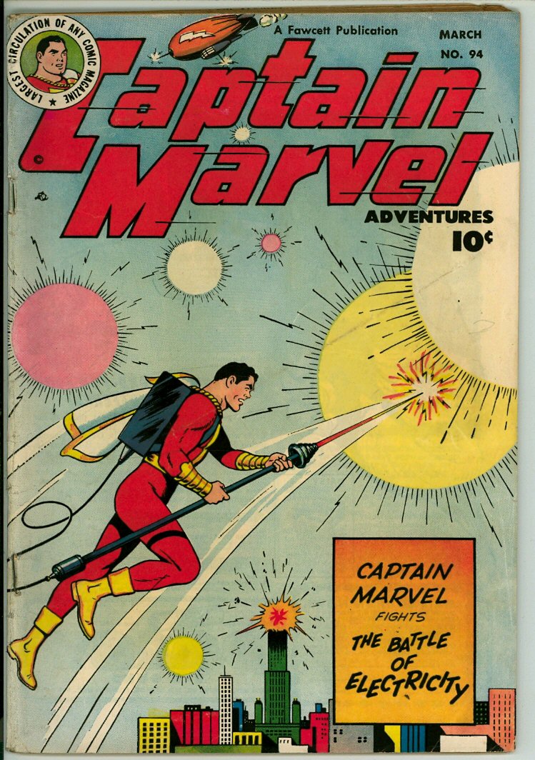Captain Marvel Adventures 94 (VG- 3.5)