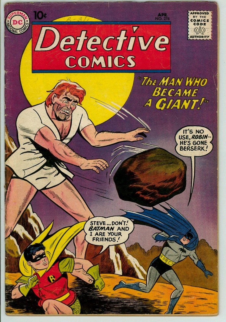 Detective Comics 278 (G/VG 3.0)
