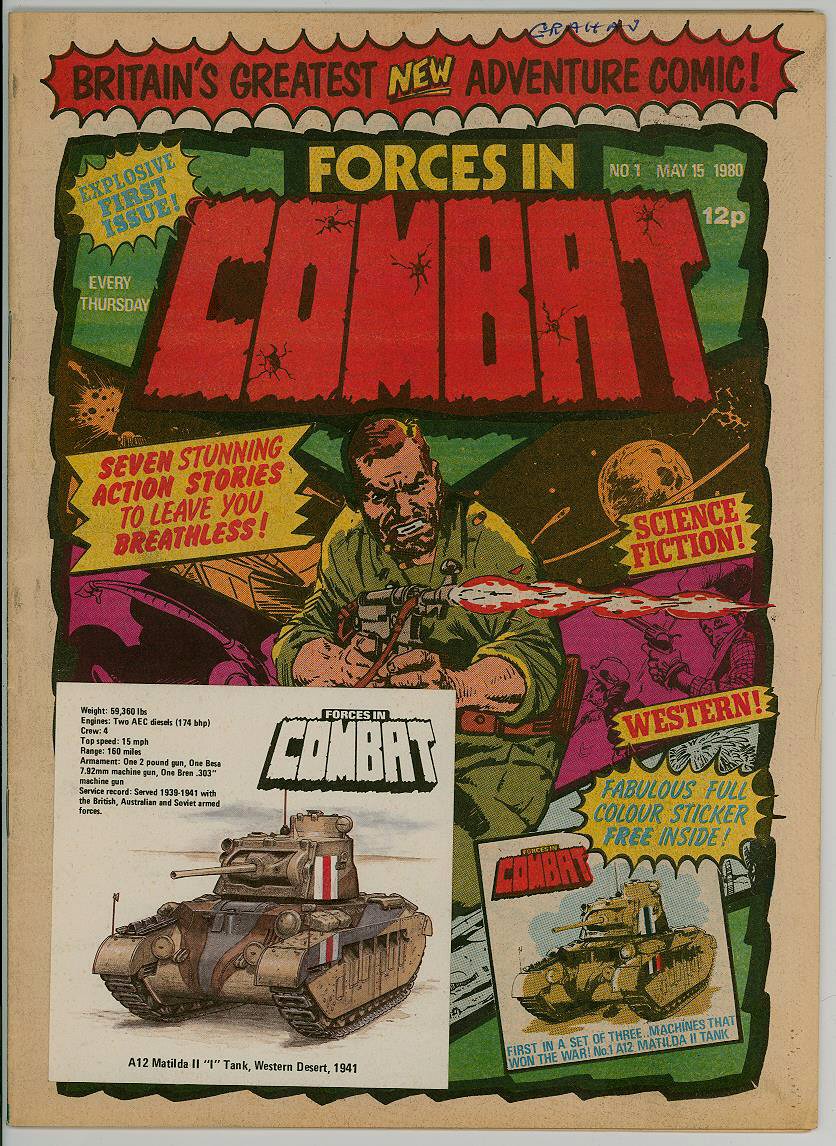 Forces in Combat 1 (VF 8.0) with free gift