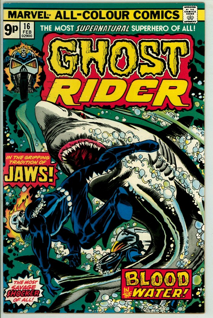 Ghost Rider 16 (VG/FN 5.0) pence