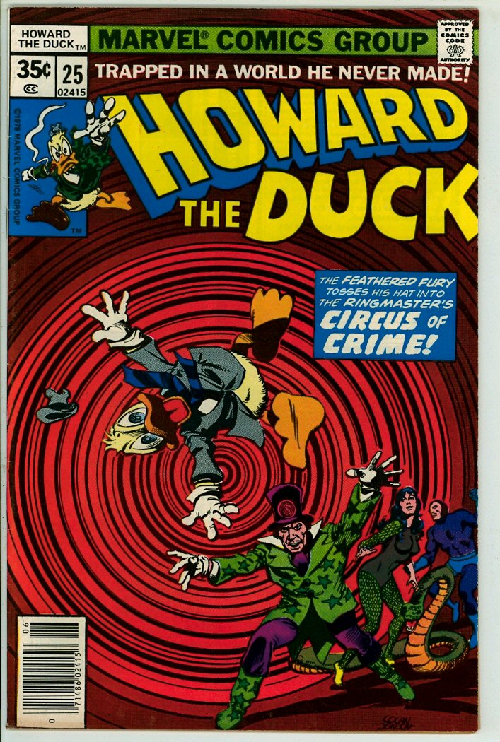 Howard the Duck 25 (G/VG 3.0) pence