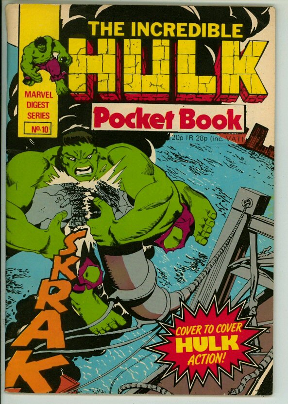 Incredible Hulk Pocket Book 10 (VG+ 4.5)