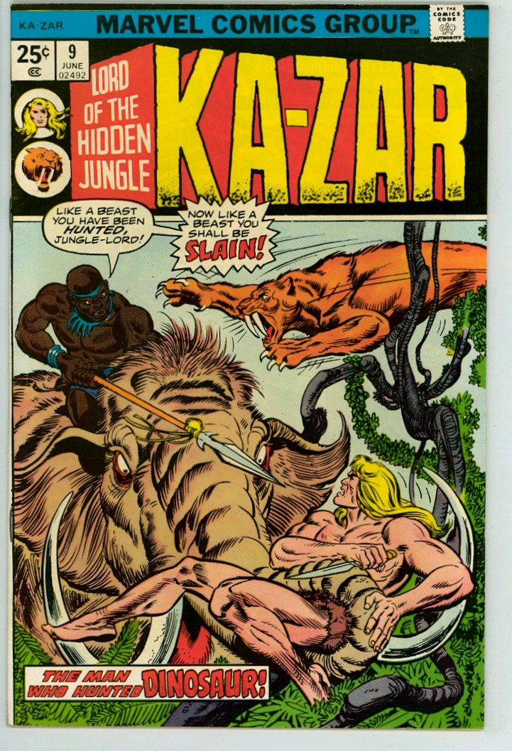 Ka-Zar, Lord of the Hidden Jungle 9 (FN 6.0)