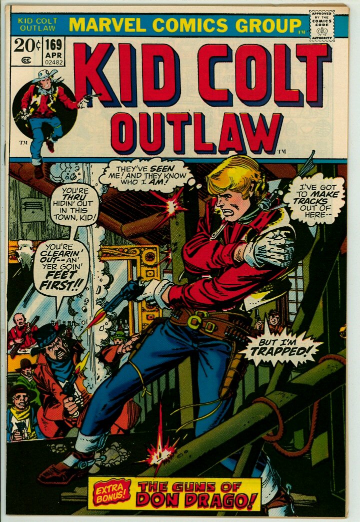 Kid Colt Outlaw 169 (FN/VF 7.0)