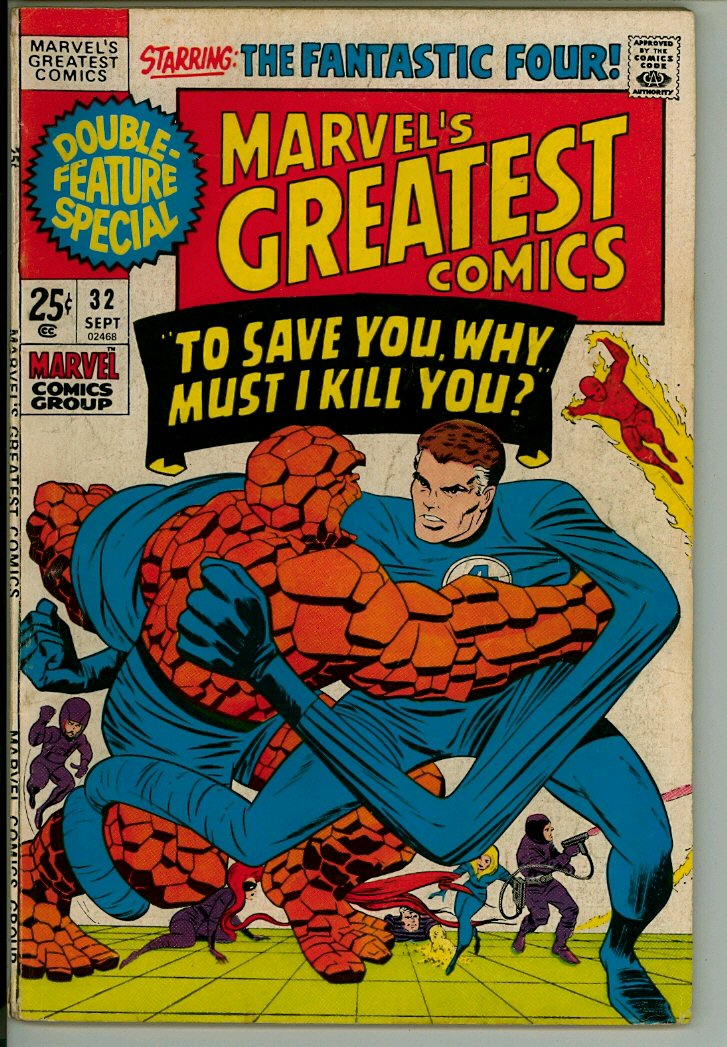 Marvel's Greatest Comics 32 (G/VG 3.0)