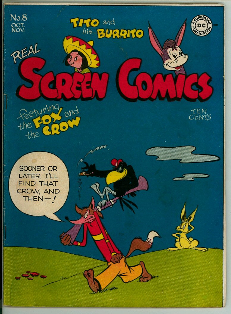Real Screen Comics 8 (VG 4.0)