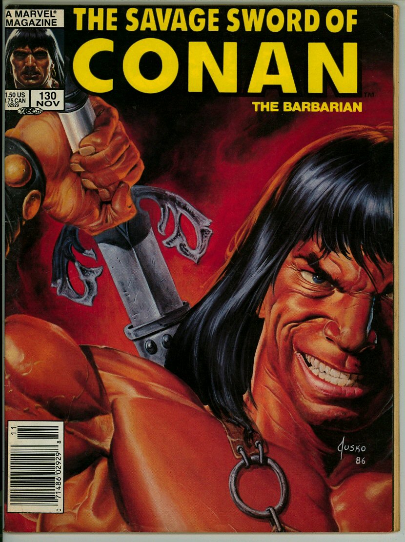 Savage Sword of Conan 130 (VG 4.0)