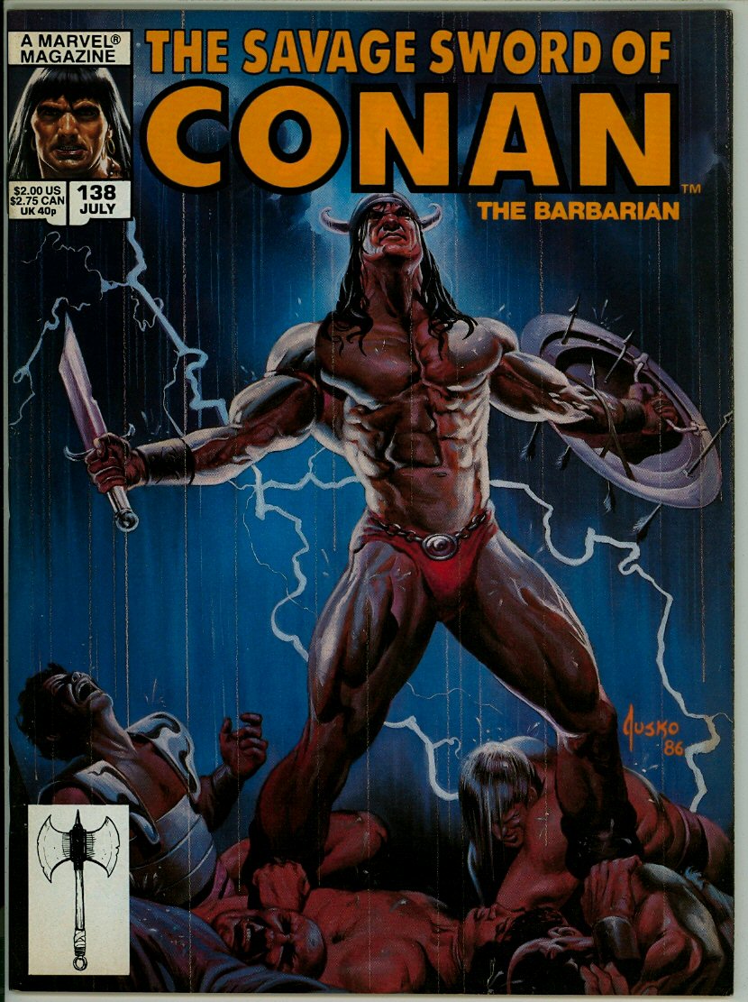 Savage Sword of Conan 138 (VF- 7.5)
