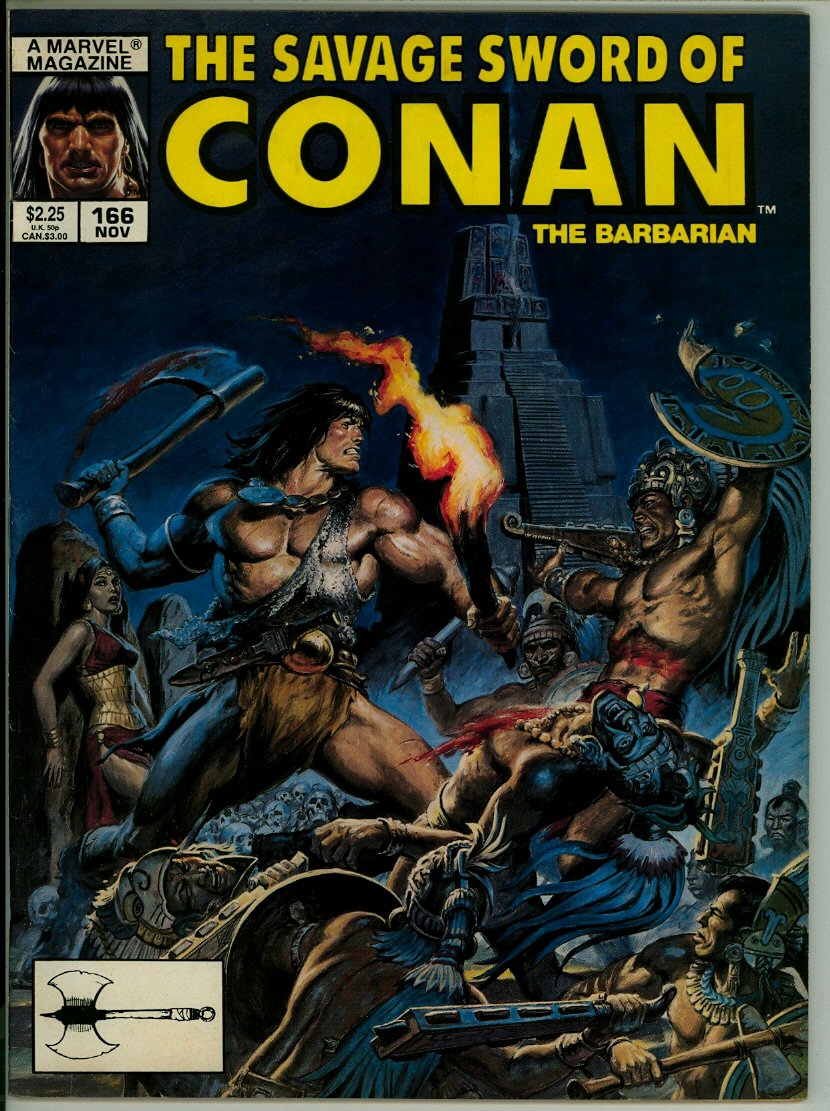 Savage Sword of Conan 166 (VG+ 4.5)