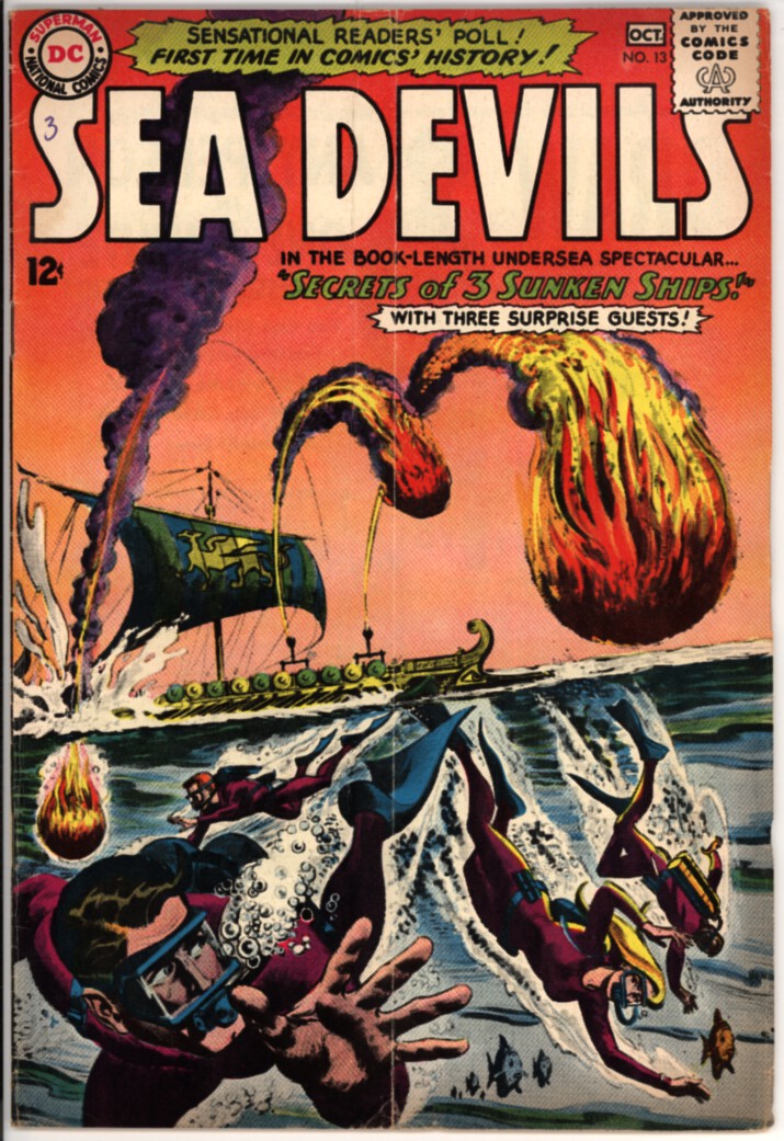 Sea Devils 13 (G/VG 3.0)