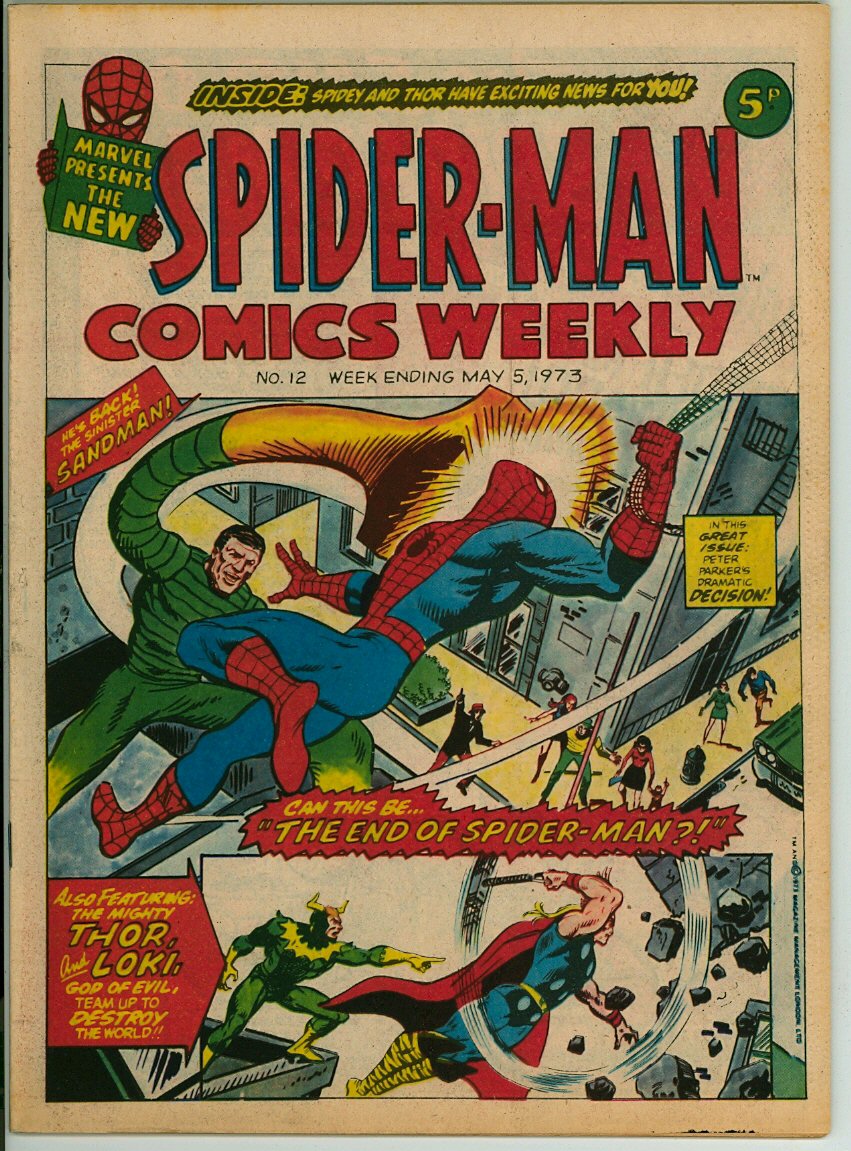 Spider-Man Comics Weekly 12 (FN/VF 7.0)