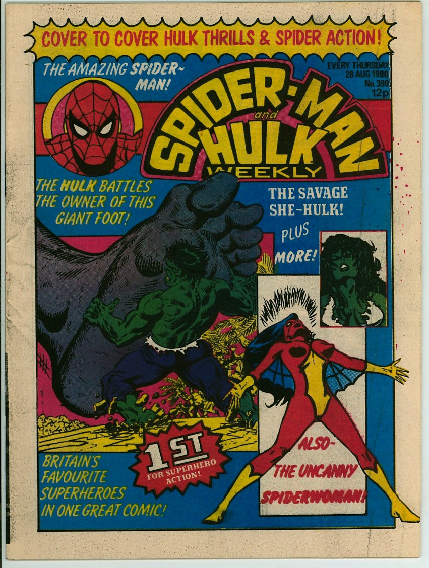 Spider-Man and Hulk 390 (FN 6.0)