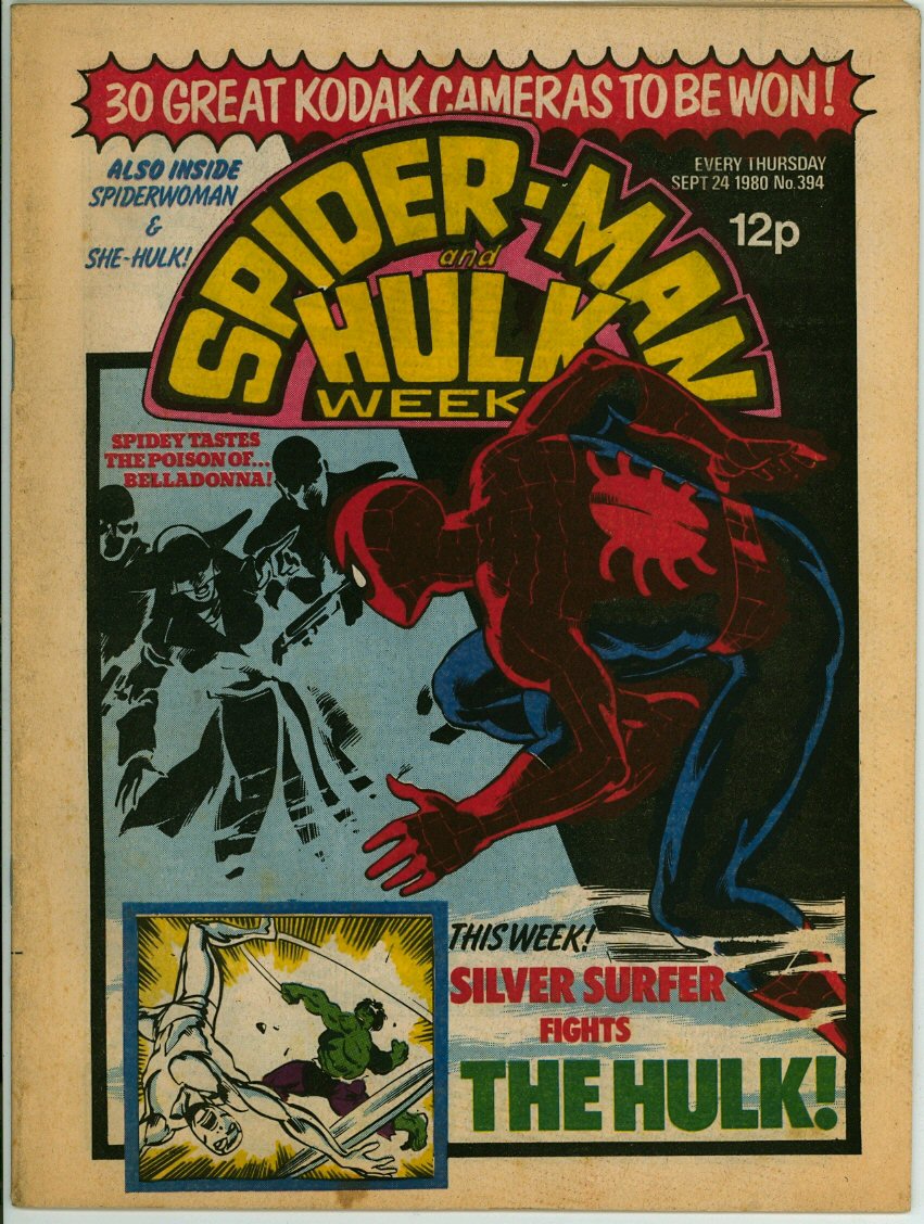 Spider-Man and Hulk 394 (FN+ 6.5)