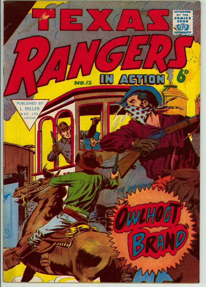 Texas Rangers in Action 13 (VG 4.0)