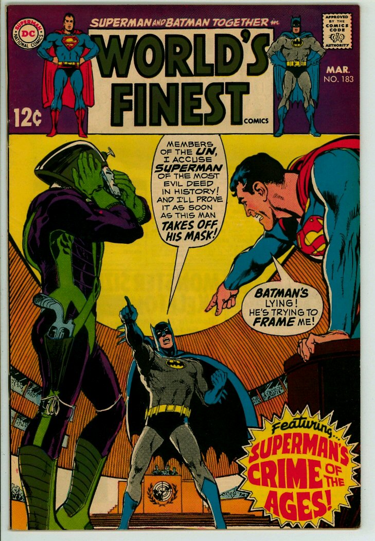World's Finest Comics 183 (FN/VF 7.0) 