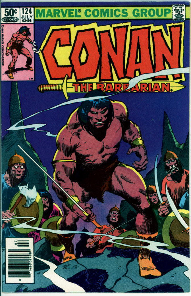 Conan the Barbarian 124 (VF+ 8.5)