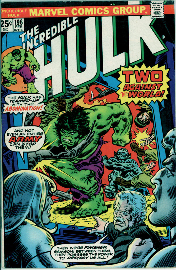 Incredible Hulk 196 (VG 4.0)