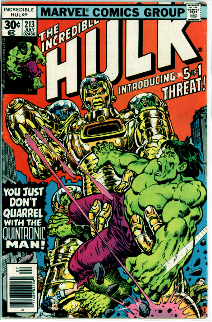 Incredible Hulk 213 (G/VG 3.0)