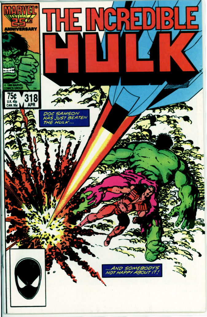 Incredible Hulk 318 (FN- 5.5)