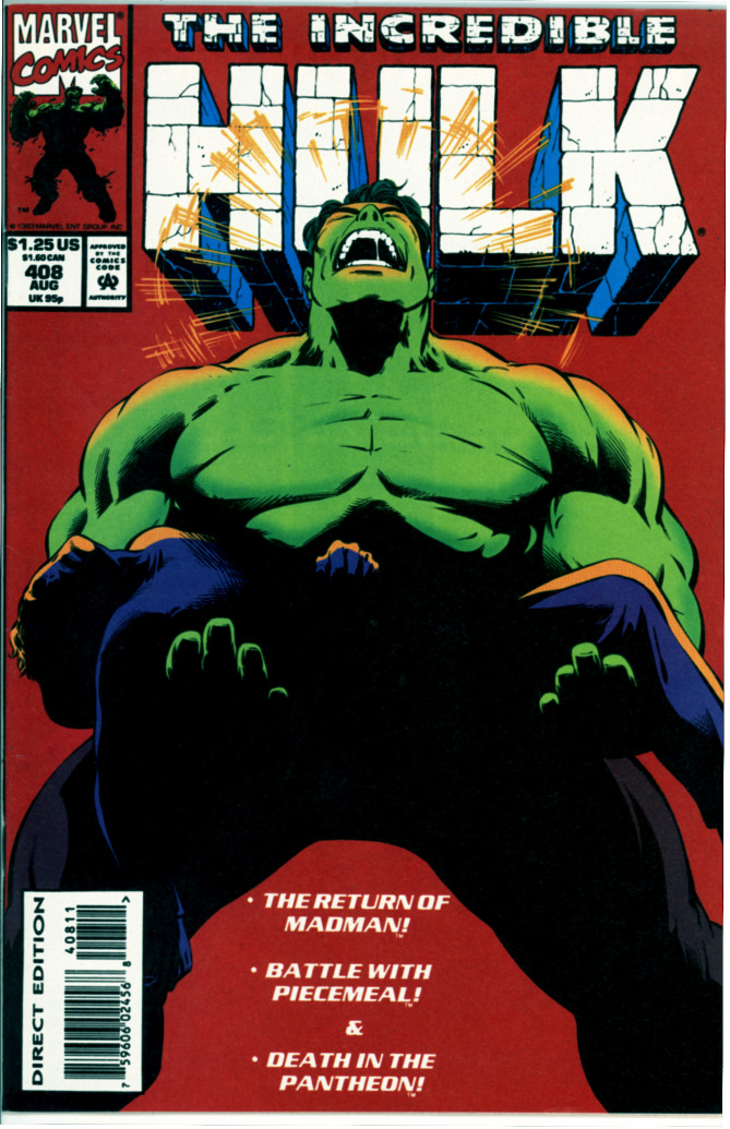 Incredible Hulk 408 (VF/NM 9.0)