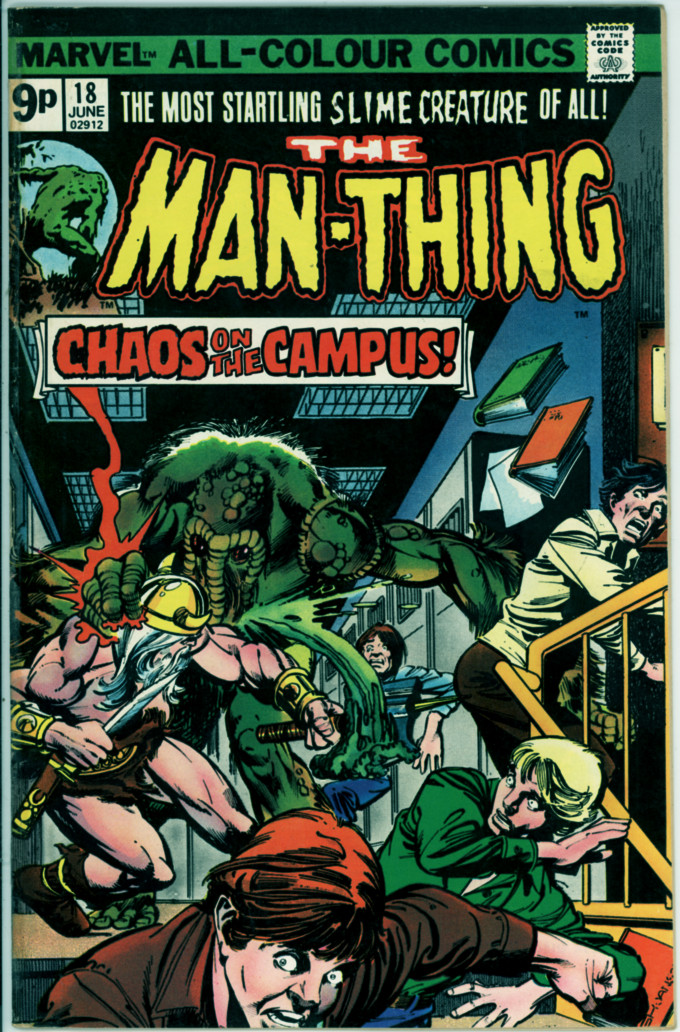 Man-Thing 18 (VG- 3.5) pence