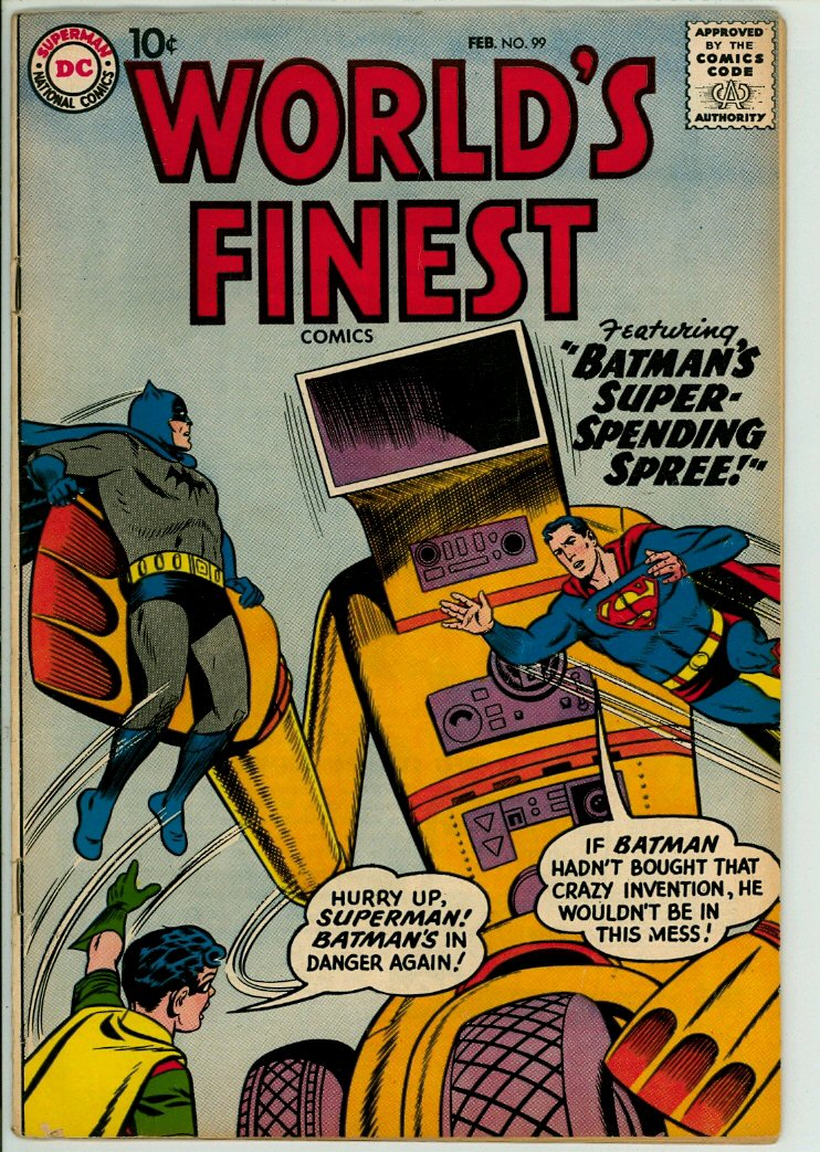 When Titans Clash! World's Finest Comics 99 (VG 4.0)